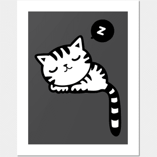 Kitten Sleeping Posters and Art